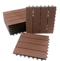 DIY New Design Balcony and Garden Outdoor Use Decorative Fireproof and Waterproof WPC Floor WPC Tiles