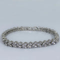 Hot Selling Fashion Sparkling Moissanite Full diamond Bracelet Heart-shaped Luxury Designer Women's Jewelry Factory Wholesale