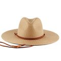 Unisex Summer Sun Shading Straw Hat With Wide Brim Sun Hat for Outdoor Tourism Beach Hat