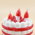 New Style Cute Mushroom Shaped Birthday Cake Candles for Kids