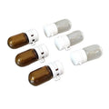 1 2 3 5ml Sample Test Serum Essence Bottle Unique Small Bulb Disposable Cosmetic Container Sealed with Easy Pulling Tear Lid