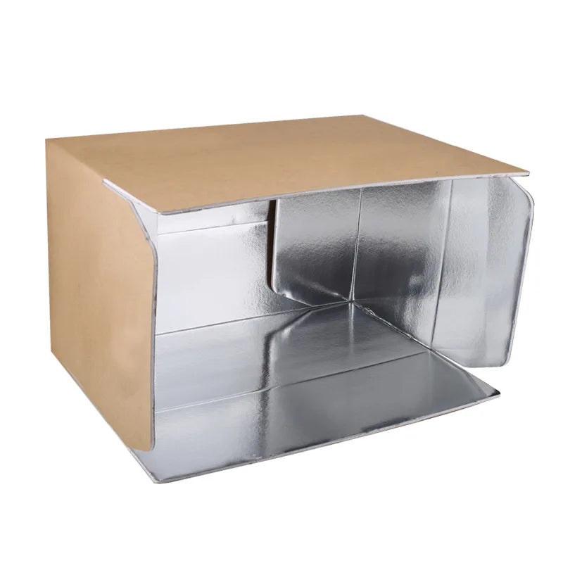 Custom Premium Insulated White Shipping Boxes for Seafood & Frozen Product Transport