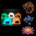 Hot Sale Glow in Dark Glitter Powder Bulk for Resin Arts Chunky Mixed Glitters Christmas Decorations