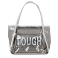 Summer new women Large capacity fashion pink shoulder bag holiday beach transparent jelly bag