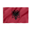 3x5 Ft 100% Polyester Albania Flag with Brass Grommets Promotional Pennant 48h Fast Delivery Direct From Albania