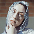 Sharut New Solid Color Small Lace Hijab Scarf Cotton Scarf Shawl Female Manufacturers in Stock Hijabs