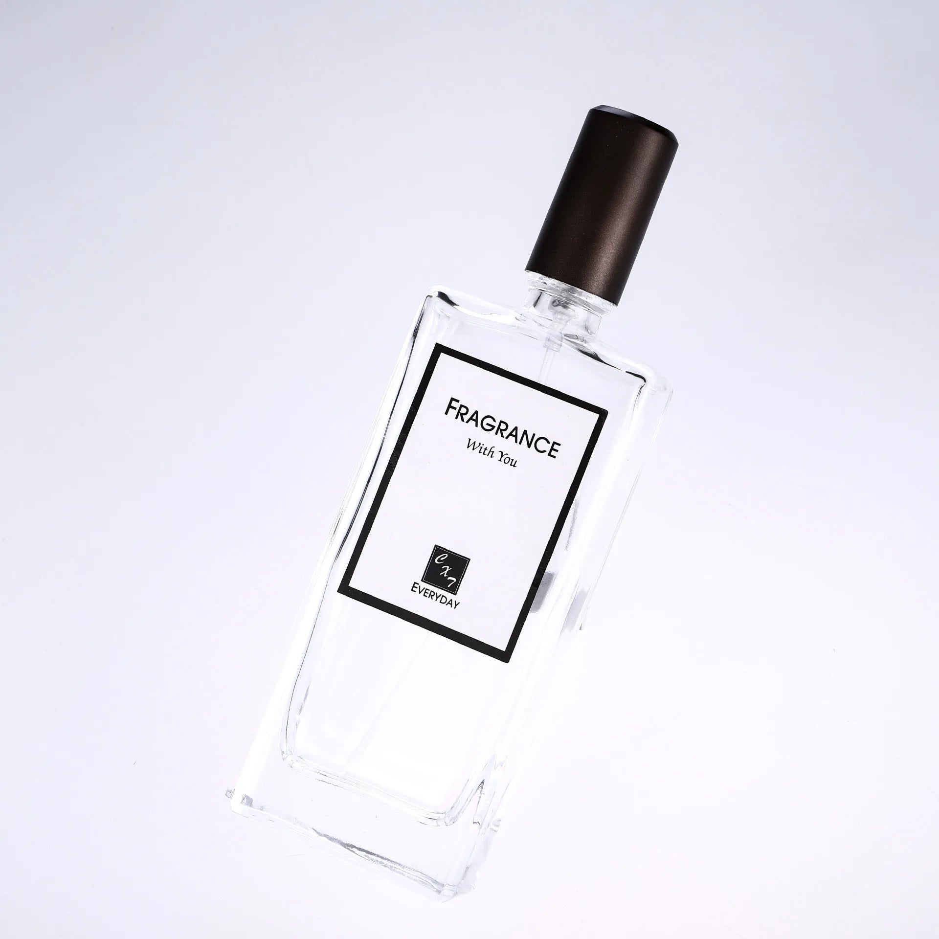 Hangzhou New Perfume Glass Bottle 50ml Transparent Spray Bottle with Customizable LOGO