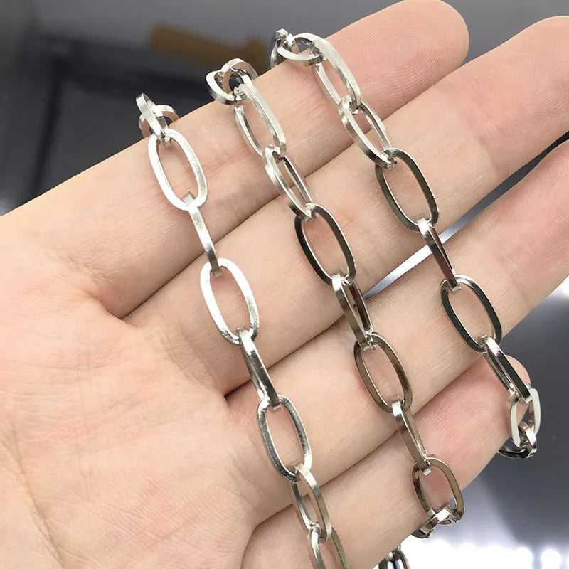 Stainless Steel square Wire Chain Vacuum Gold DIY Pants Package Accessories Making Necklace Bracelet Material off the Shelf