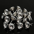 14.109 WELLTOP Crystal Upholstery Button Diamond Tufting Nail Soft Pack Crystal Stud Furniture Decorative Button Tack