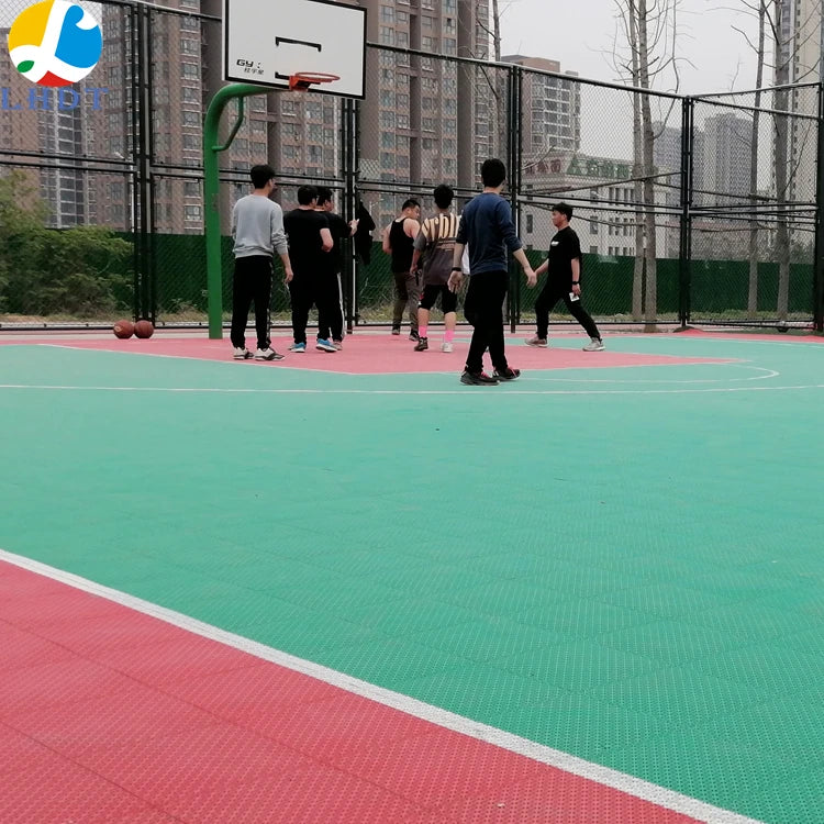 pp Interlocking Mats Outdoor Basketball Sports Floor