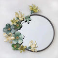 61x61 Light Luxury Wall Mirror Iron Background Personality Creative Metal Frame Mirror American Wall Hanging Accessories