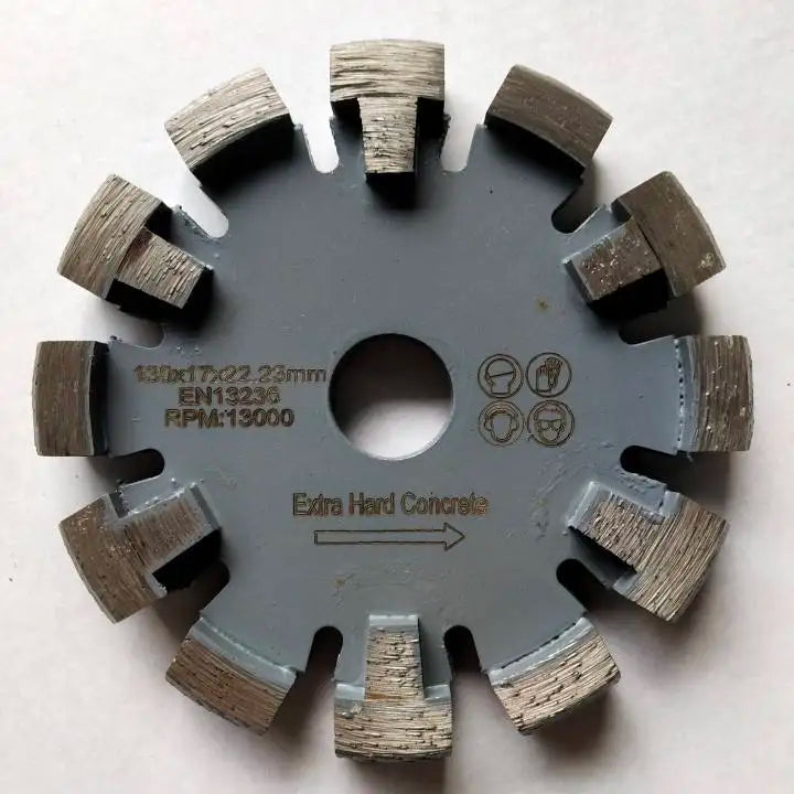130x22.2mm V Shape Tuck Point Diamond Blade Concrete Grooving Cutting Disc Floor Heating Saw Blade Durable Industrial Tool