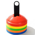 Multi-Function Portable Durable Outdoor/Indoor PE Sports Agility Cones for Football/Soccer Training-Multi-Color