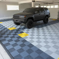Easy Lock Anti Slip Garage Floor Tiles | Plastic Interlocking Floor Mats for Car Detailing & Garage