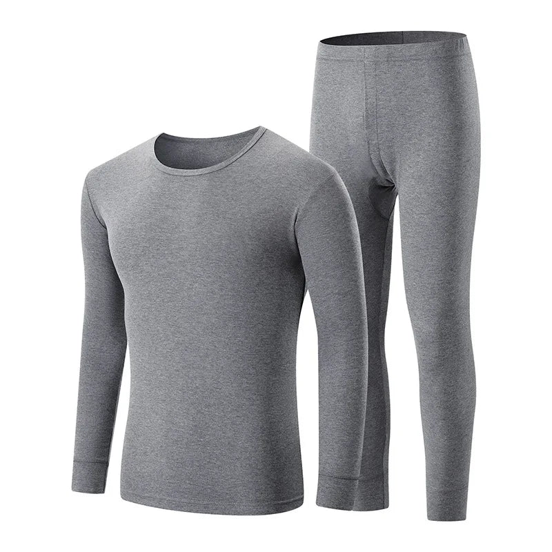 New Heated Men Thermal Underwear Set Winter Warm Clothing Cold Protection Suit Long Sleeve Thermal Wear Breathable Soft Heat