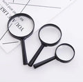 Home School Office Plastic Handle Straight Handle Magnifier Reading Plastic 90mm Magnifier MegaBDM