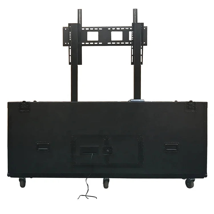 Goodwill Customized 86'' 82'' 60'' 55'' Motorized Electric Lift Flight Case for Plasma LCD LED TV OEM and ODM Support