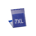 Printed Custom Woven Satin Size Labels Longitudinal Fold Eco-Friendly Washable Garment Design Logo for Shoes Bags Sample Tags