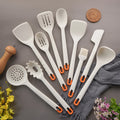New High-Temperature Resistant Silicone Kitchen Utensil Set Non-Stick Pan Spatula Spoon Cooking Tool Set for Home Use