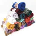 2025 New Women's Solid Color Ethnic Shawl Breathable and Comfortable with Natural Wrinkles 90*180cm Long Travel Scarf