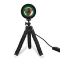 OEM Sunset Light Projection Lamp with Tripod Stand 360 Degrees Detachable Atmosphere USB Sunrise Projector Lamp Rainbows Lights