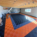 Heavy Duty Interlocking Garage Floor Tile | Non Slip PP Car Mat for Parking & Car Wash - Easy to Install & Removable