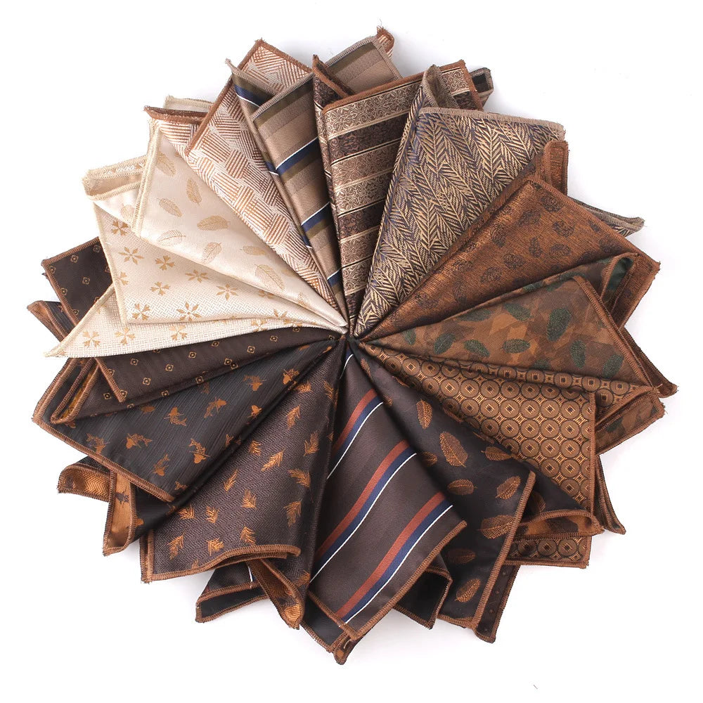 High Quality 1200 Needle Wedding Suit Handkerchief Casual Polyester Pocket Square Custom Hanky for Men
