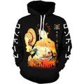 Fitspi Wholesale Custom Anime Hoodies Adults 3d Printed Novelty Hoodies Men's Cosplay Pullover Sweatshirts