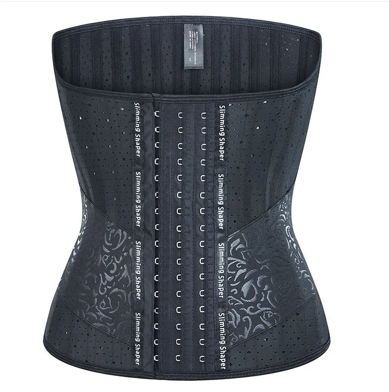 LQ01 Women's Hot Selling Slimming Corset Belt 25 Steel Boned Waist Trimmer Postpartum Bodyshaper with Breathable Feature