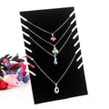 Simplicity Necklace Display Stand Velvet Linen Necklace Show Shopping Store Jewelry Display Stand