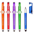 3 in 1 Plastic Promotional Ballpoint Pen with Phone Holder & Touch Screen Drawing 0.5mm Tip Custom Logo & Eco-Friendly Design