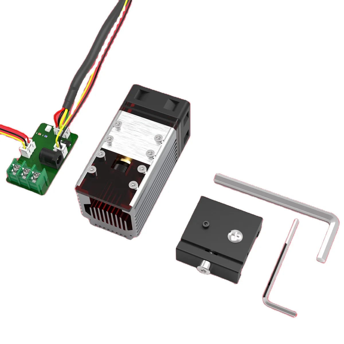 2020 NEJE 30W 450nm Laser Module Head Kits for DIY With TTL / PWM Modulation for Laser Cutting Machine Laser Engraving Machine MegaBDM