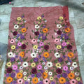 Keering Net See Thought China Wholesale Bridal Low Price 3D Flower Lace 100% Polyester Fabric Embroidery for Dresses