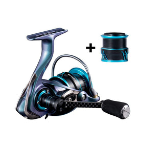Lurekiller Two Line Spools 9+1BB Carbon Body Wholesale Freshwater&Saltwater Super Light Spinning Fishing Reels Bait Fishing Reel