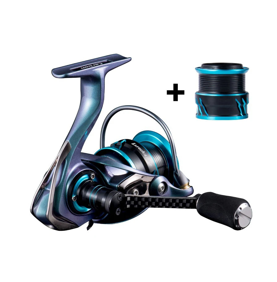 Lurekiller Two Line Spools 9+1BB Carbon Body Wholesale Freshwater&Saltwater Super Light Spinning Fishing Reels Bait Fishing Reel