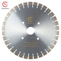 Changli Industrial OEM Nitride 14inch 350mm Granite Diamond Blade Cutter 50mm Inner Hole Key Slot Cutting Saw Blades