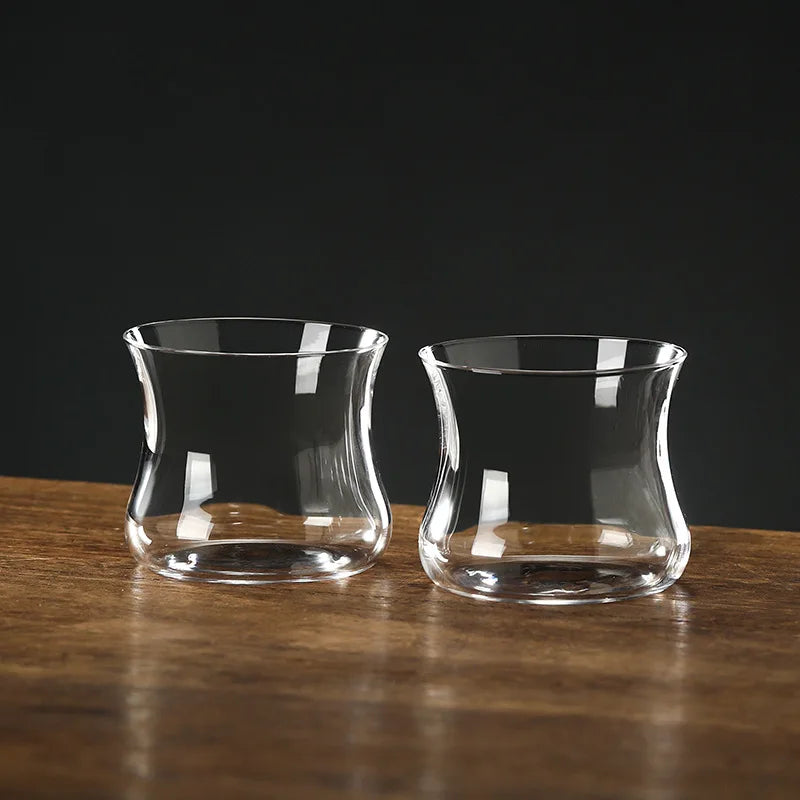 Crystal-Clear Transparency Glass Mugs Coffee Cups 230ml Ideal for Lattes Cappuccinos Tea Hot Beverages Glass Cup for Tea Coffee