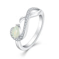 New Arrival 925 Silver Wedding Ring Blue CZ Pear Shape Blue Spinel Fashionable Classic Style Rhodium Plating Setting Parties