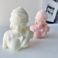 Wholesale Aromatherapy Candle Plaster Decorative Greco-Roman Goddess of Justice Candle Mold