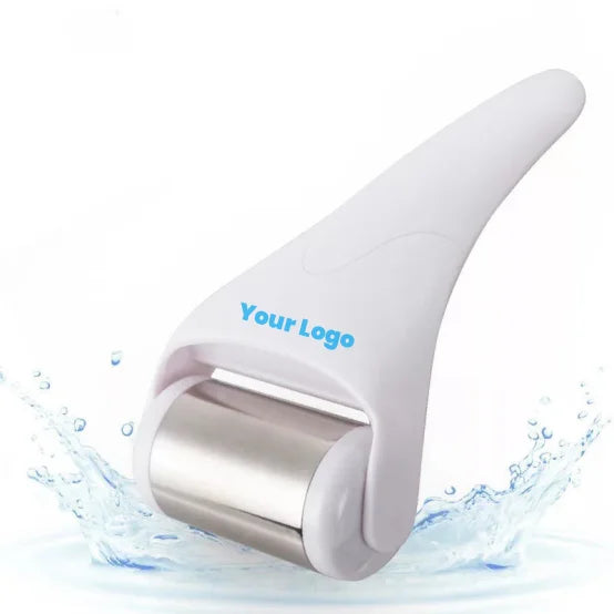 Nickel Free Stainless SteeI Silicon Ice Roller for Handheld Face Skin Cooling Facial Ice Roller Custom
