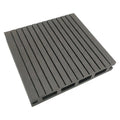 143X23mm Commercial Restaurant Patio WPC Decking-Durable Waterproof Outdoor Flooring for Caf Terraces Shopping Mall Courtyards