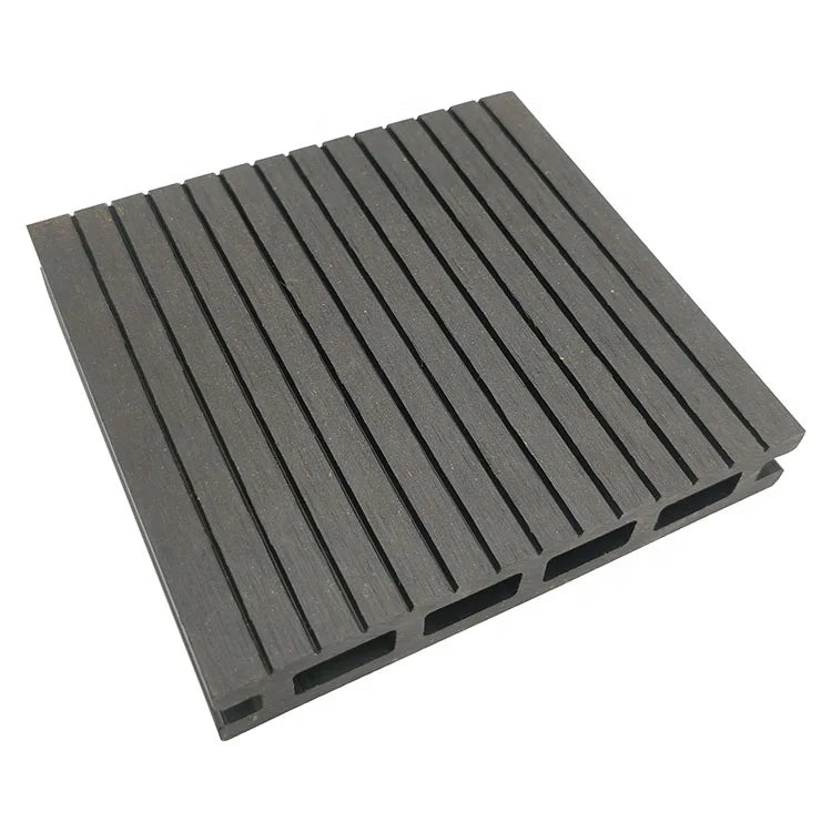 143X23mm Commercial Restaurant Patio WPC Decking-Durable Waterproof Outdoor Flooring for Caf Terraces Shopping Mall Courtyards