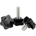 Six Star Shaped Plastic Head plum Hand Adjustable Tightening Clamping plum Knob Screw