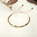 Go2Boho Miyuki Beaded Bracelet Simple Natural Stone Glass Beads Tiny Bracelets Women String Adjustable Pulseras Jewelry Bracelet