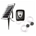 Solar Powered Rechargeable Plastic Air Pump Aerator Oxygenator for Pond and Aquariums Fish Tank Everyday Use