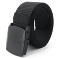 5.0cm High-quality Nylon Black Canvas Leisure Outdoor Adjustable Polyester Custom logo Training Men's Belt