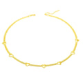 Hot Sale Snake Chain Heart Necklaces Gold Plated Romantic Heart Women Jewelry Necklaces Accessories