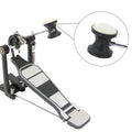 HEBIKUO Bass Drum Pedal Iron Cobra Drum Pedal Drum Pad with Pedal Stand
