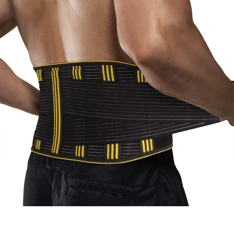 Free sample breathable comfortable spinal stenosis traction kidney warmer back pain relief lumbar brace waist support belt