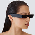 Cool Fashion Unisex Retro Men Women Sun Glasses Vintage Small Rectangle Rimless Sunglasses